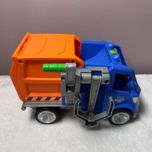 Blippi Garbage Truck Toy Blue Orange Dumpster Lift Kids Vehicle
